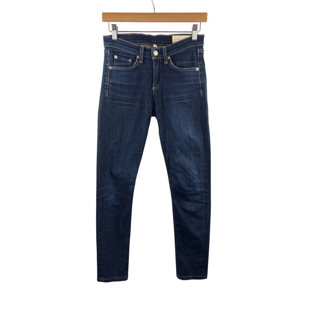 Women’s Rag & Bone Size 26 Dark Washed Blue High Waist Skinny Jeans